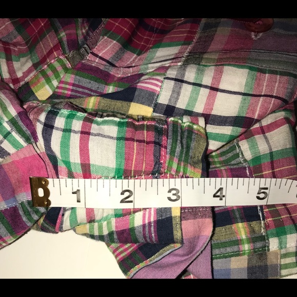 Marina Luna MADRAS Shorts Size 4 - Picture 7 of 8